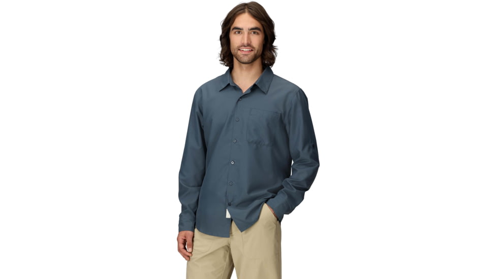 Marmot AirExchange SolarShield LS Shirt - Men's, Thunderhead, L, M16113-24369L