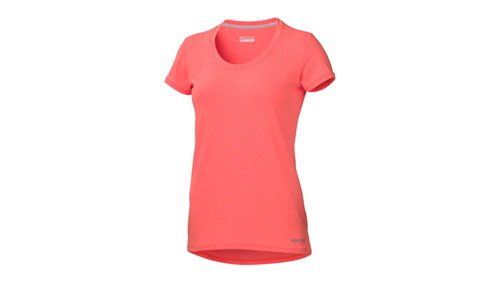 Marmot All Aorund Tee - Women's-Bright Orange Heather-Medium