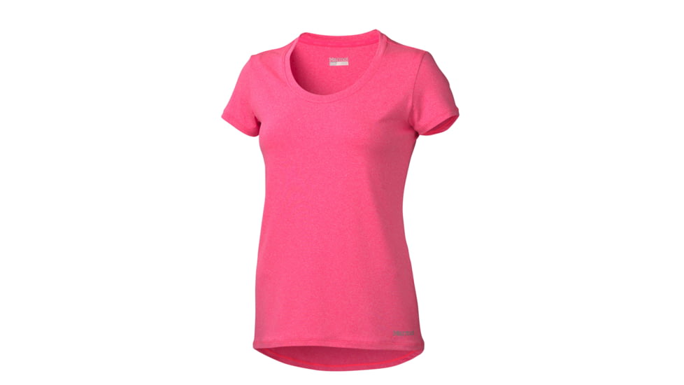 Marmot All Aorund Tee - Women's-Bright Pink Heather-Small