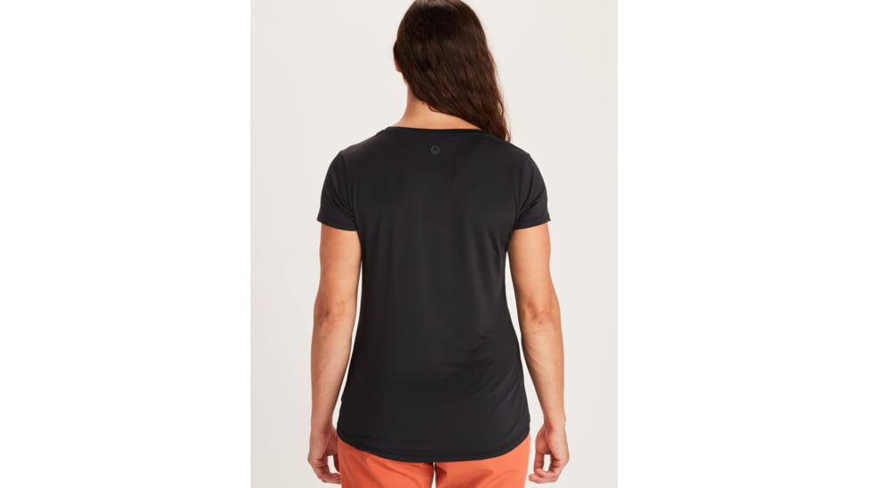 Marmot All Around Short Sleeve T-Shirt - Womens, Black, Large, 46450-001-L