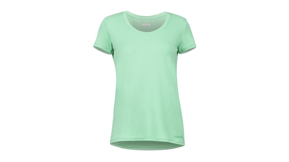 Marmot All Around Tee Short Sleeve - Womens, Double Mint, Extra Small, 56450-4839-XS
