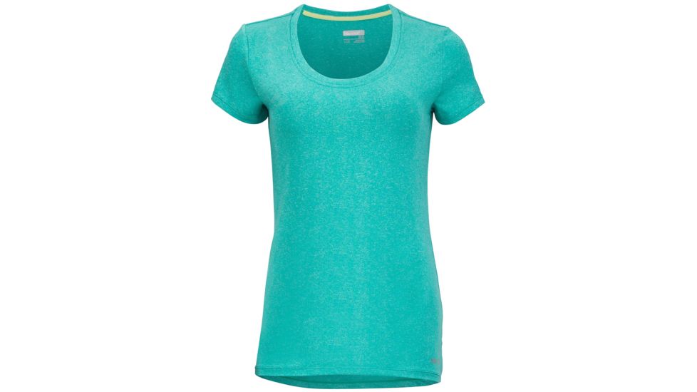 Marmot All Around Tee - Women's-Gem Green Heather-Medium