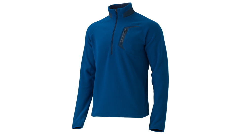 Alpinist Half Zip - Mens-Blue Night/Dark Ink-Small