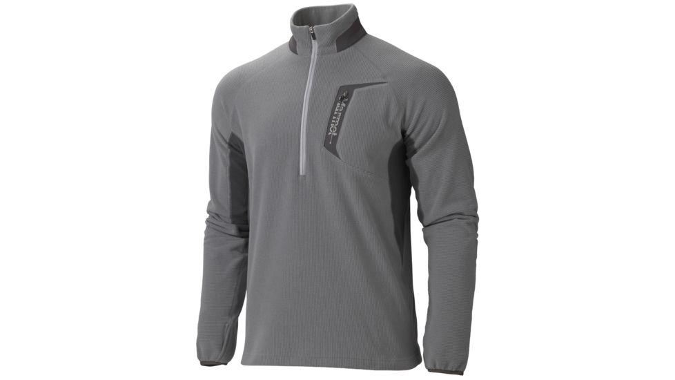 Alpinist Half Zip - Mens-Cinder/Slate Grey-Medium