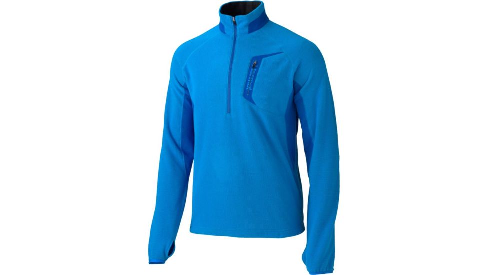 Marmot Alpinist Half Zip - Mens-Blue Sapphire/Navy-Medium