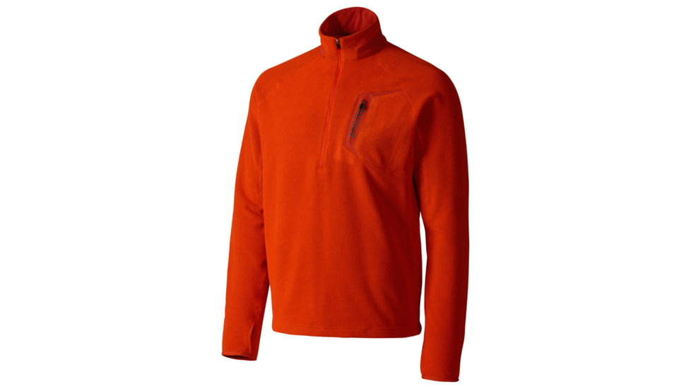 Alpinist Half Zip - Mens-Orange Haze/Dark Rust-X-Large