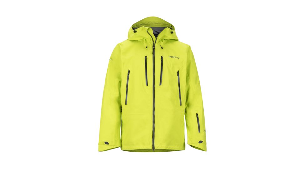 Marmot Alpinist Jacket - Men's, Bright Lime, Medium, 30370-4458-M
