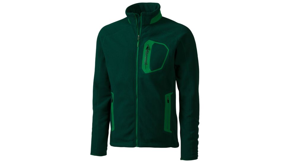 Alpinist Tech Jacket - Mens-Deep Forest/Green Bean -Medium