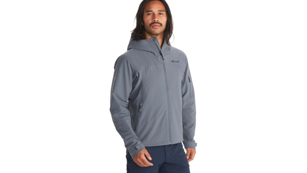 Marmot Alsek Hoody - Men's, Steel Onyx, Medium, 11360-1515-M