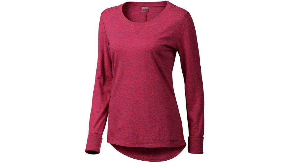 Marmot Alyssa Long Sleeve Shirt - Women's -Fuchsia-Large