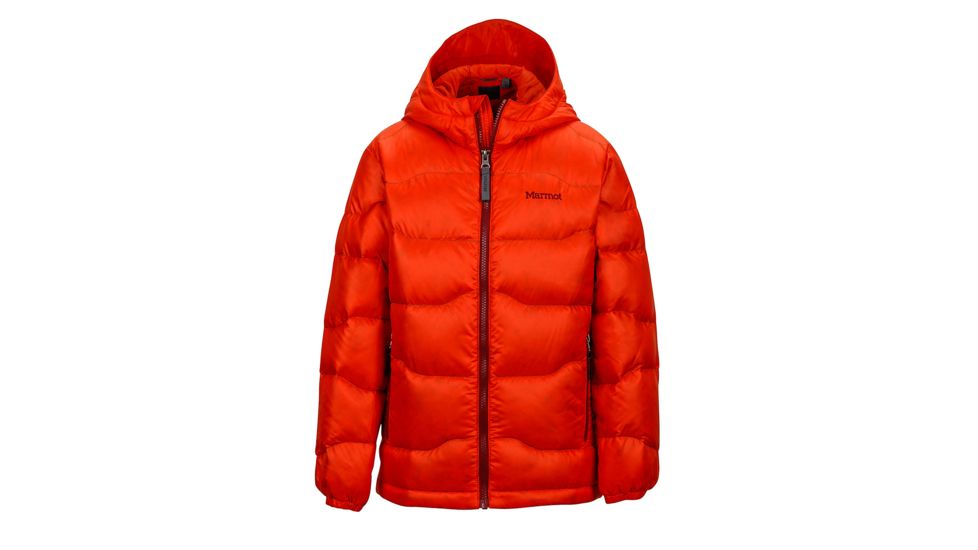 Marmot Ama Dablam Jacket - Boy's-Mars Orange-Large