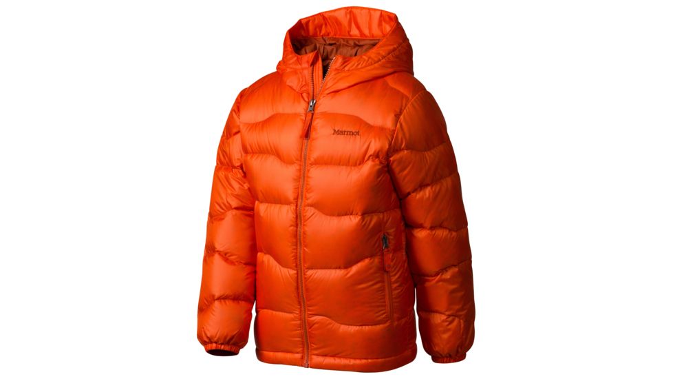 Marmot Ama Dablam Jacket - Boys-Sunset Orange-Small