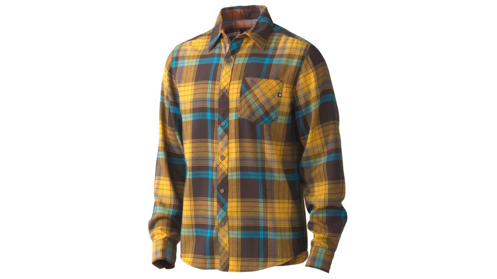 Marmot Anderson Flannel Long Sleeve - Men's-Arctic Navy-Clearance-Small