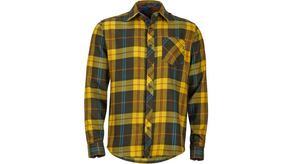 Marmot Anderson Flannel Long Sleeve - Men's-Deep Olive-X-Large