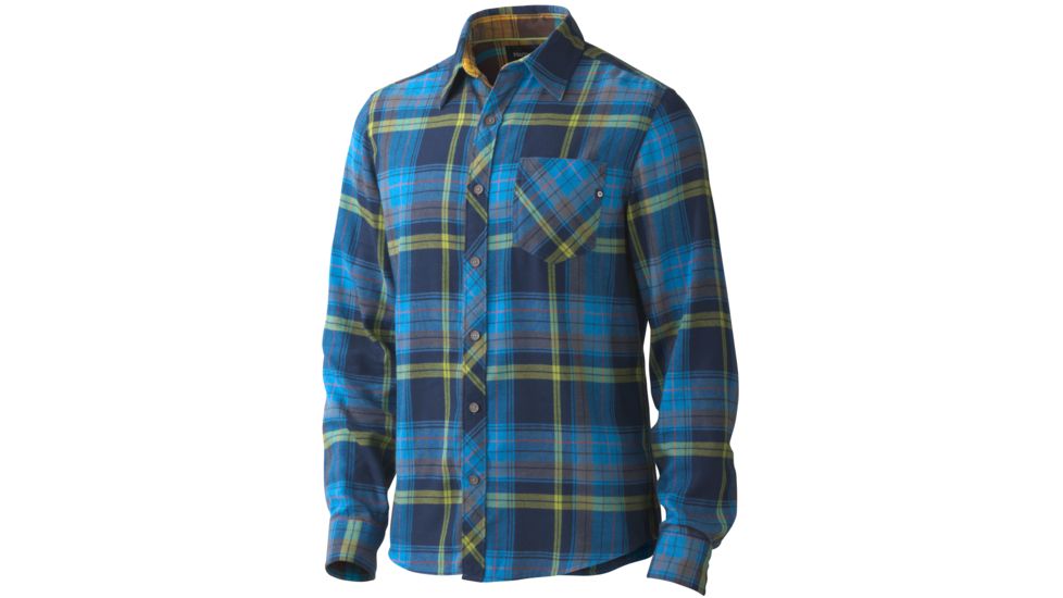 Marmot Anderson Flannel Long Sleeve - Men's-Arctic Navy-Medium
