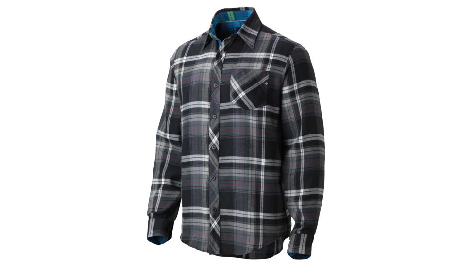 Marmot Anderson Flannel Long Sleeve - Men's-Black-Medium
