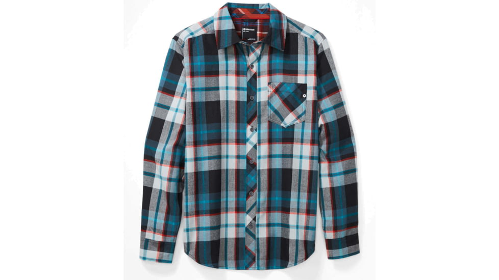 Marmot Anderson Lightweight Flannel - Men's, Medium, Black, 44520-001-M