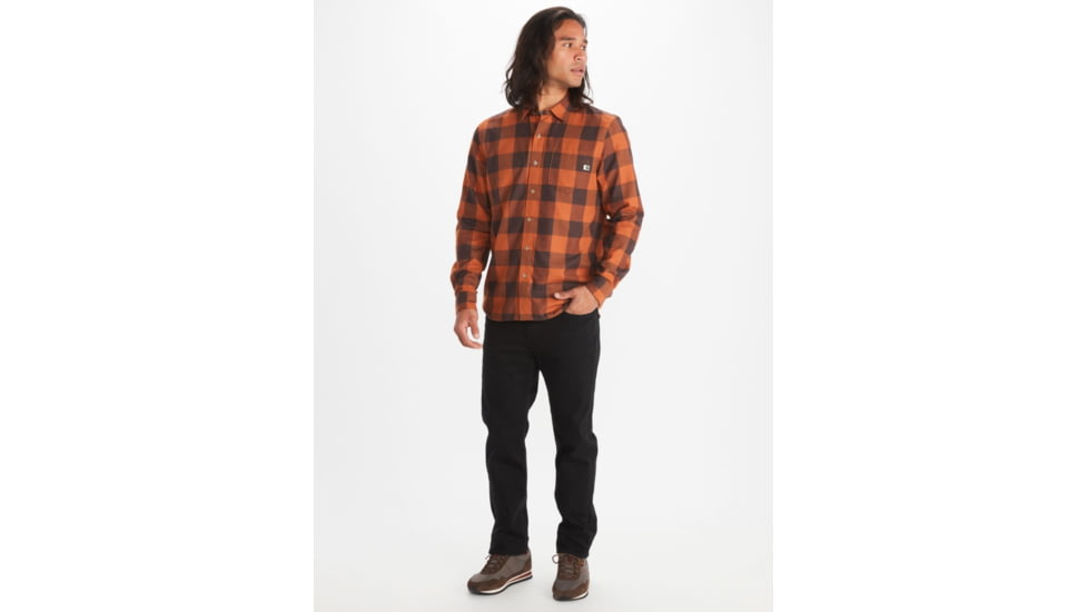 Marmot Anderson Lightweight Flannel - Men's, Extra Large, Copper, M13559-7160-XL