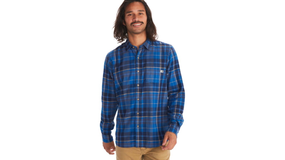 Marmot Anderson Lightweight Flannel - Men's, Medium, Dark Azure, M13559-2059-M
