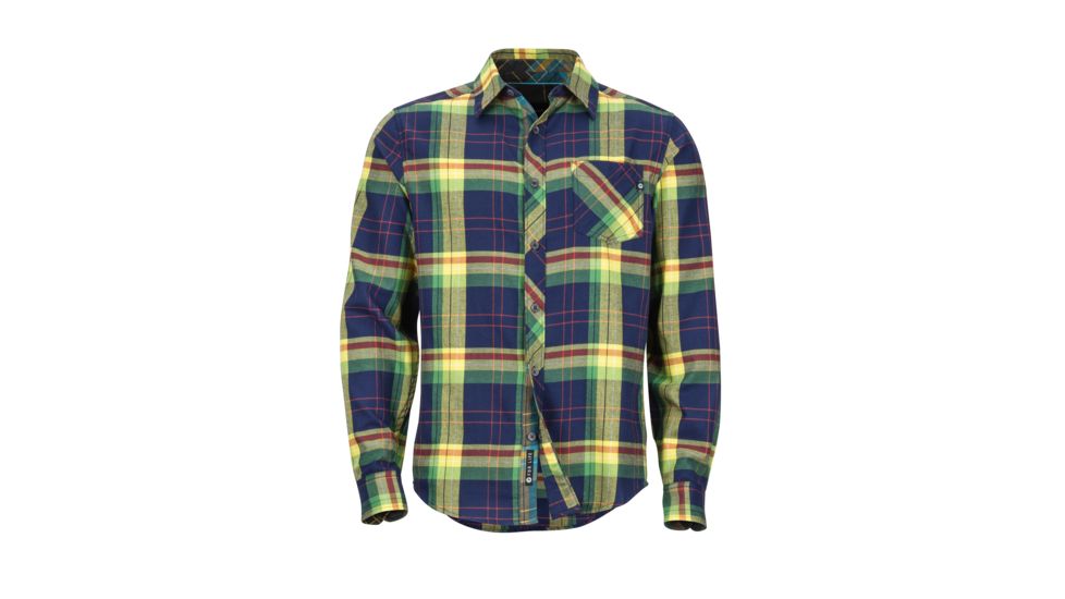 Marmot Anderson Lightweight Flannel - Men's, Small, Dark Indigo, 44520-2835-S