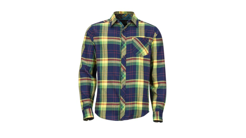 Marmot Anderson Lightweight Flannel - Men's, Small, Dark Indigo, 44520-2835-S