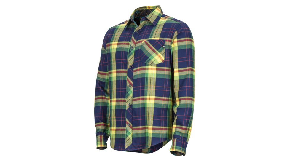 Marmot Anderson Lightweight Flannel - Men's, Small, Dark Indigo, 44520-2835-S