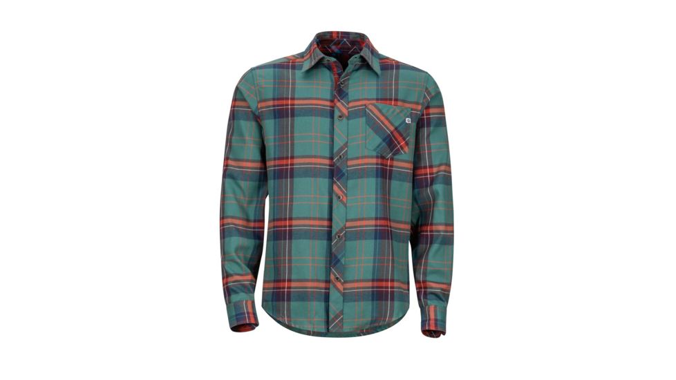 Marmot Anderson Lightweight Flannel - Men's, Extra Large, Mallard Green, 44520-4759-XL