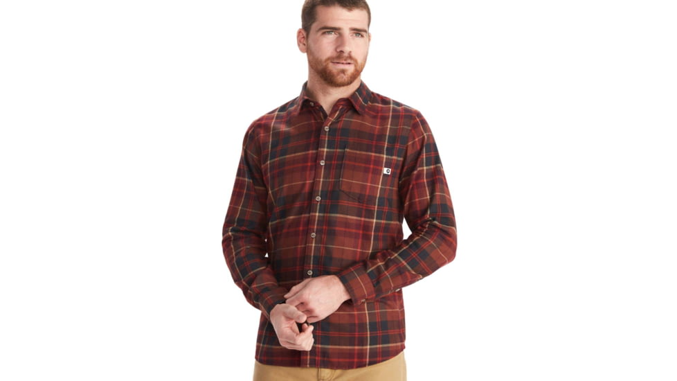Marmot Anderson Lightweight Flannel - Men's, Small, Port Royal, M13559-6257-S