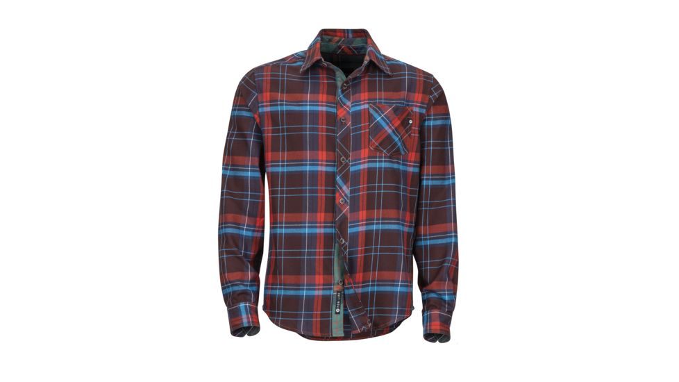 Marmot Anderson Lightweight Flannel - Men's, 2XL, Red Ochre, 44520-9457-XXL