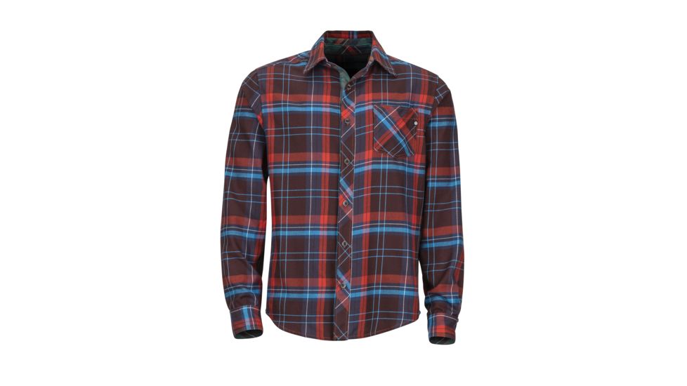 Marmot Anderson Lightweight Flannel - Men's, 2XL, Red Ochre, 44520-9457-XXL
