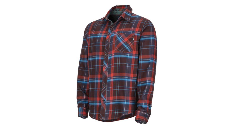 Marmot Anderson Lightweight Flannel - Men's, 2XL, Red Ochre, 44520-9457-XXL