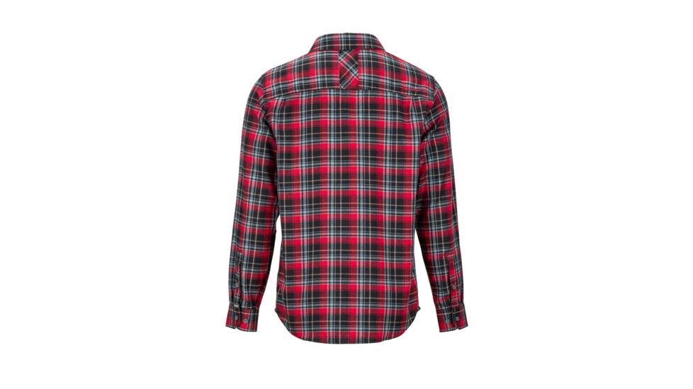 Marmot Anderson Lightweight Flannel - Men's, Small, Team Red, 44520-6278-S