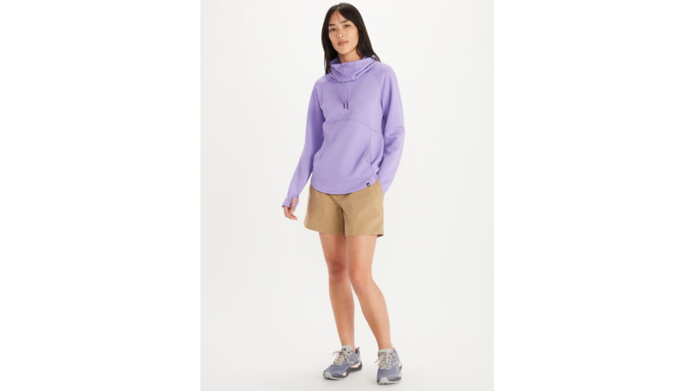 Marmot Annie Long Sleeve Pullover - Womens, Paisley Purple, Small, M12627-7444-S