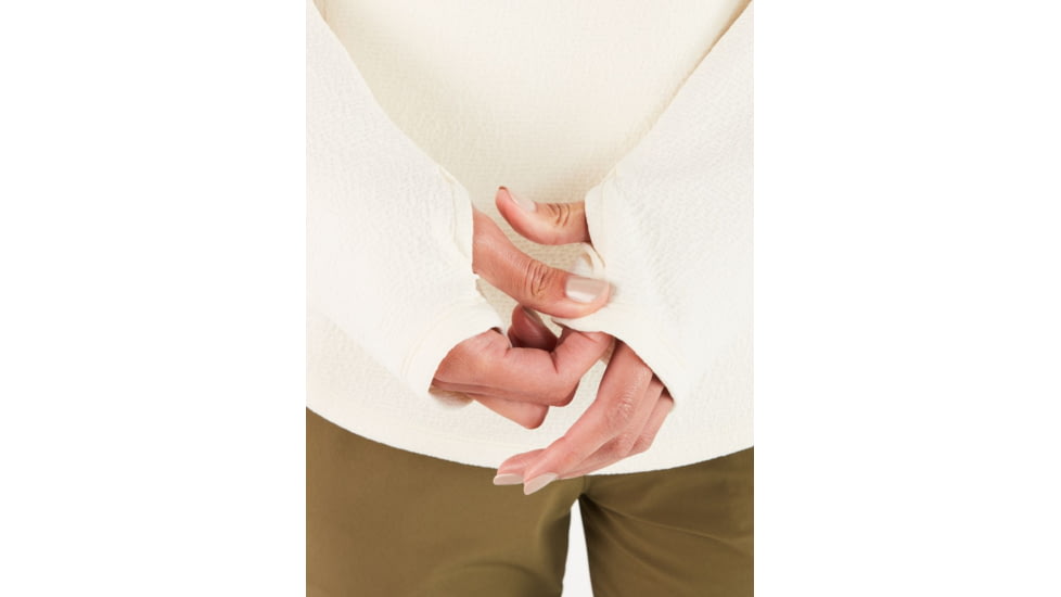 Marmot Annie Long Sleeve Pullover - Womens, Papyrus, Small, M12627-7395-S