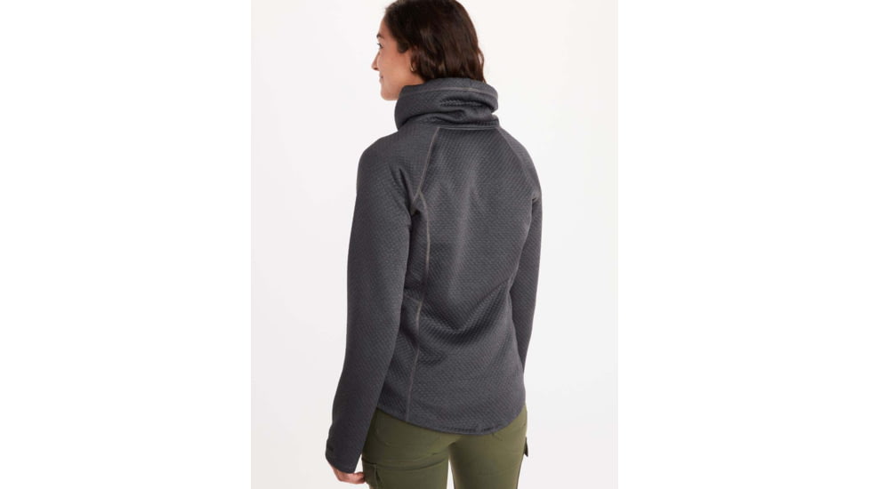 Marmot Annie Long Sleeve - Womens, Black Heather, Extra Small, 47930-5608-XS