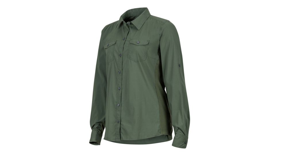 Marmot Annika Long Sleeve Shirt - Womens, Crocodile, Small 56300-4764-S