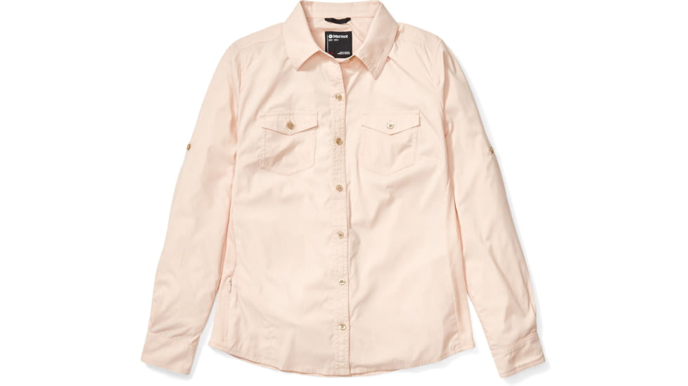 Marmot Annika Long Sleeve Top - Womens, Mandarin Mist, Small, 56300-9672-S