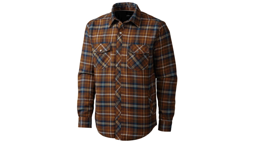 Marmot Arches Insulated Long Sleeve Flannel - Men's-Desert Khaki-XX-Large
