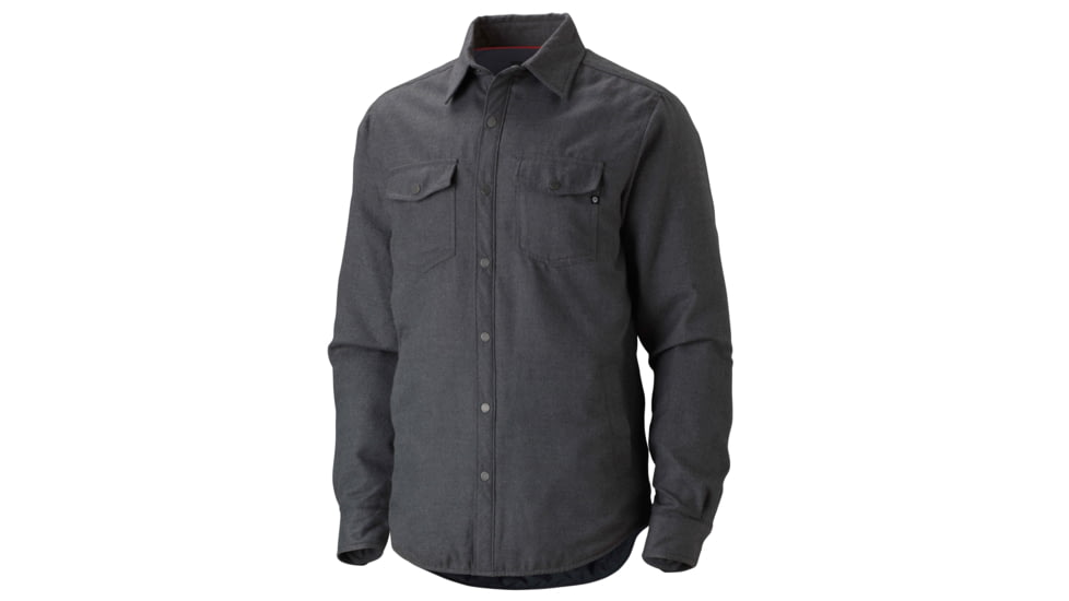 Marmot Arches Insulated Long Sleeve Flannel - Men's-Slate Grey Heather-Small