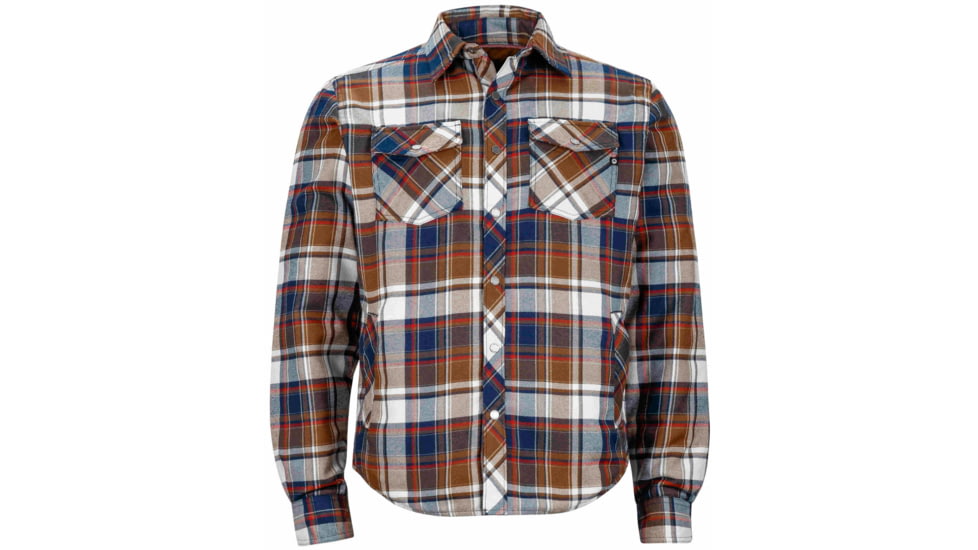 Marmot Arches Insulated Long Sleeve Flannel - Men's-Vintage Navy-X-Large