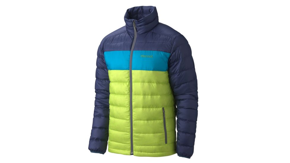 Marmot Ares Jacket - Men's, Green Lime/Navy, Extra Large