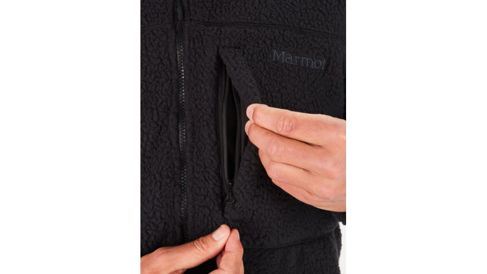 Marmot Aros Fleece Jacket - Mens, Black, 2XL, M13195-001-XXL