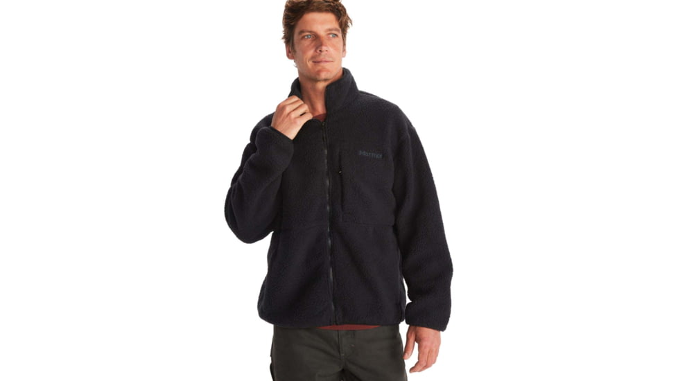 Marmot Aros Fleece Jacket - Mens, Black, 2XL, M13195-001-XXL