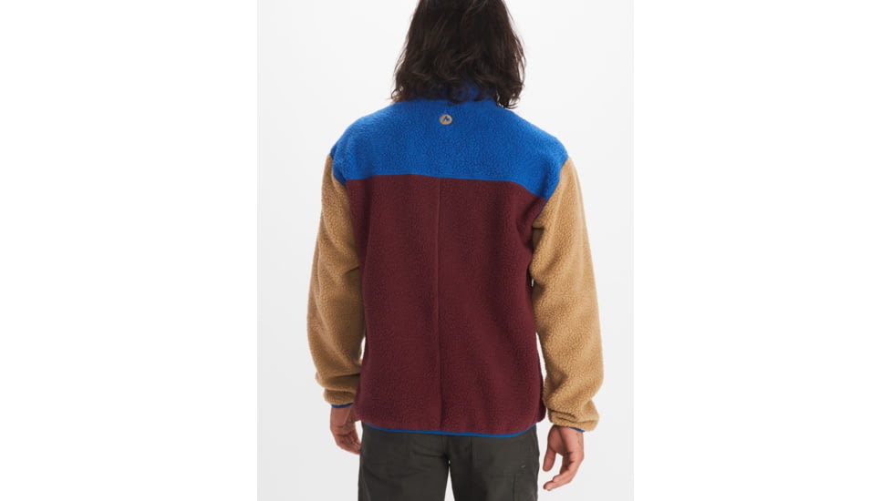 Marmot Aros Fleece Jacket - Mens, Dark Azure/Port Royal/Shetland, 2XL, M13195-20740-XXL