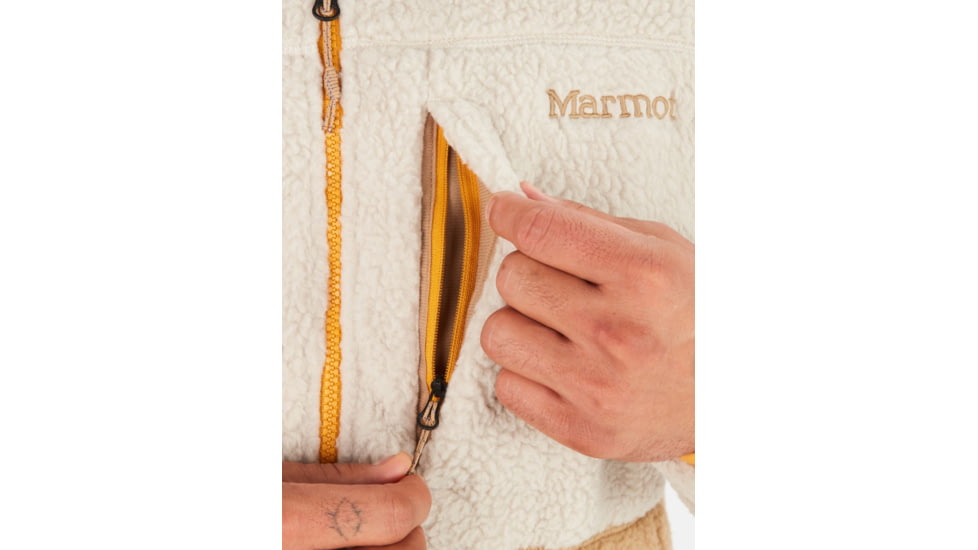 Marmot Aros Fleece Jacket - Mens, Shetland/Sandbar, 2XL, M13195-19687-XXL