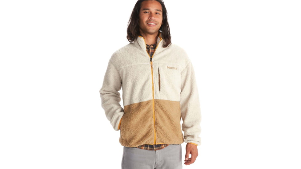 Marmot Aros Fleece Jacket - Men's, Shetland/Sandbar, Medium, M13195-19687-M