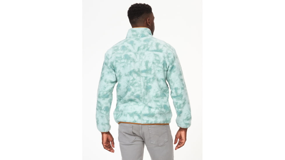 Marmot Aros Printed Fleece Jacket - Mens, Blue Agave Ice Dye, Small, M14920-22398-S