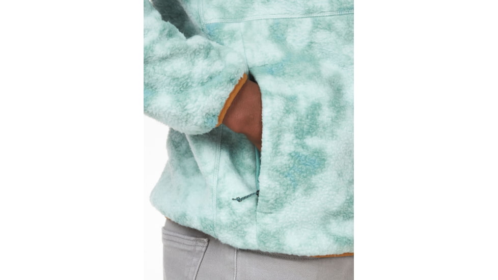 Marmot Aros Printed Fleece Jacket - Mens, Blue Agave Ice Dye, Small, M14920-22398-S
