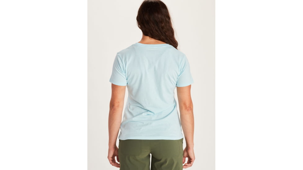 Marmot Arrow Short Sleeve T-Shirt - Womens, Corydalis Blue Heather, Small, 46480-3133-S