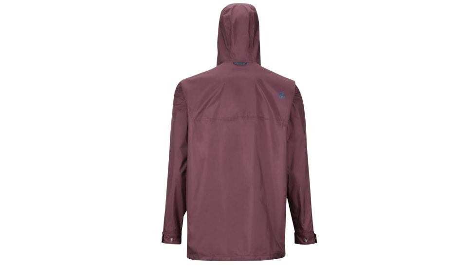 Marmot Ashbury PreCip Eco Jacket - Mens, Burgundy/Denim, Extra Large, 31650-5593-XL
